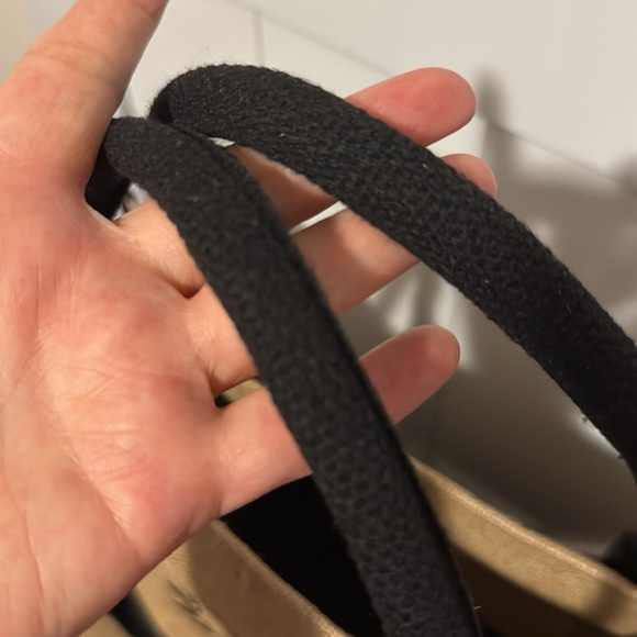 Reduced! Canvas monogram “N” tote bag & accessory bag pair - Picture 9 of 17